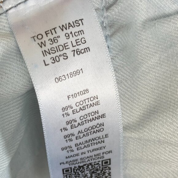 ASOS Denim Distressed Medium Wash Skinny Jean - Fits Like a Size 14 - Picture 8 of 8